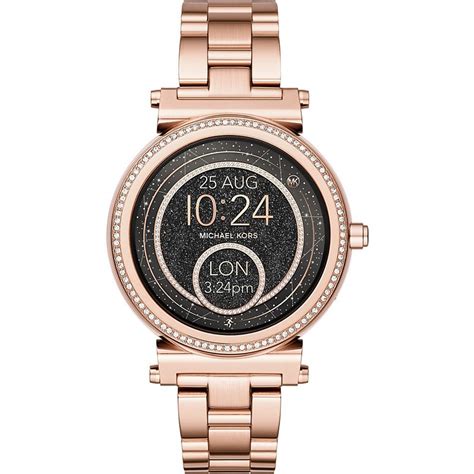 michael kors sofie blue glitz lonks|Amazon.com: Michael Kors Sofie Smartwatch.